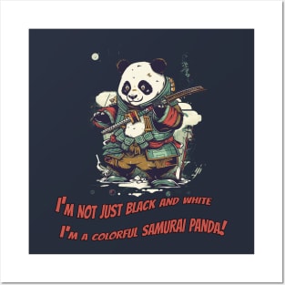 Samurai Panda - Japanese Warrior Tee Posters and Art